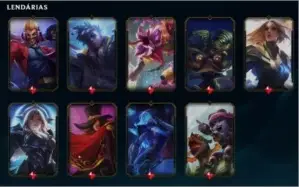 CONTA LOL LEAGUE OF LEGENDS 🌟 OURO 4 🌟 110 SKINS 🌟