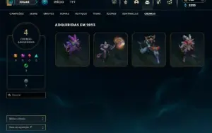 Prata 4 com 35 Champs e 15 Skins + 16 Espolios