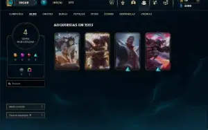 Esmeralda 4 com 40 Champs e 4 Skins