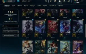 Esmeralda 4 com 40 Champs e 4 Skins