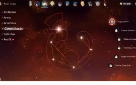 Conta Ar53 Neuvillette+Bis Raiden+Bis Yelan+Bis Lyney C1+Bis