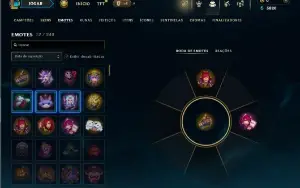 Unranked com 25 Champs e 5 Skins