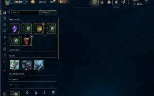 Unranked com 25 Champs e 5 Skins