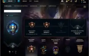 Conta bronze 1 AFUNDADA com 43 skins e 91 champs