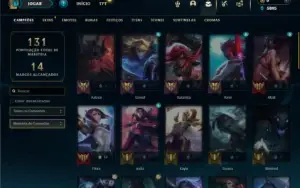 Esmeralda 4 com 50 Champs e 10 Skins