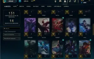 Esmeralda 4 com 50 Champs e 10 Skins