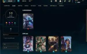 Esmeralda 4 com 50 Champs e 10 Skins