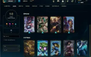 Esmeralda 4 com 50 Champs e 10 Skins
