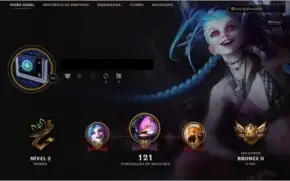 CONTA DE LEAGUE OF LEGENDS