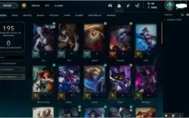 Conta league of legends Level 128 - GOLD - varias skins