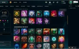 Conta league of legends Level 128 - GOLD - varias skins