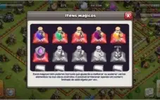 Coc cv11 bem upado, skin rei roqueiro , 1200 gemas