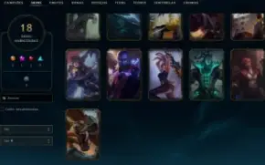 Conta League of Legends Full Acesso - 22 Champs e 18 Skins