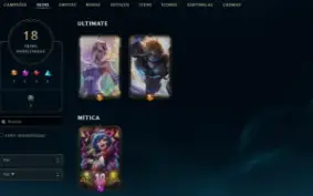 Conta League of Legends Full Acesso - 22 Champs e 18 Skins