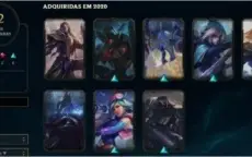 CONTA LEAGUE OF LEGENDS SKIN LENDARIAS + YASUO