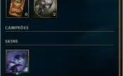 CONTA LEAGUE OF LEGENDS SKIN LENDARIAS + YASUO
