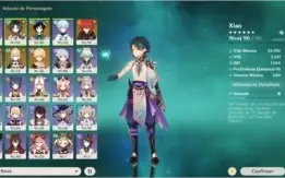 Conta ar55 - Xiao + Venti + Baal