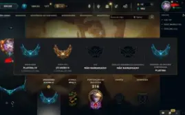 Smurf Platina IV 7 Skins Vitoriosas Criada em 2012