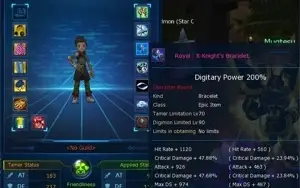 Digimon Masters Online - Conta boa