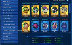 Conta Digimon Master Online Ladmo Omegamon
