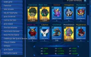 Conta Digimon Master Online Ladmo Omegamon