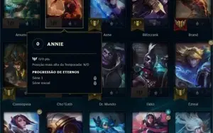 Conta LOL Diamante 2 Sem e-mail verificado com 2 reembolsos