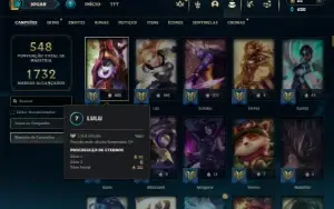 Esmeralda 2 com TODOS os champs e 347 Skins ( MAIN SUP )