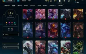 Esmeralda 2 com TODOS os champs e 347 Skins ( MAIN SUP )