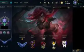 Conta League 762 skins, troca de e-mail up, valor negociável