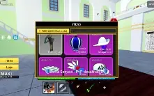 Conta Blox Fruits com Dark blade e 2x maestria