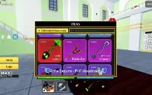 Conta Blox Fruits com Dark blade e 2x maestria