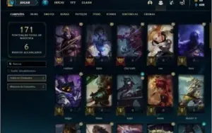 Conta Platina 4 com 26 Skins e 48 Champs