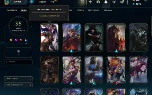 Conta League of legends de uso pessoal que não jogo mais