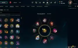 Conta League Of Legends lvl 630, 422 skins, tds os champs