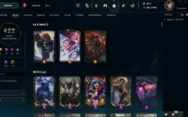 Conta League Of Legends lvl 630, 422 skins, tds os champs
