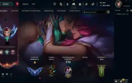 Conta League Of Legends lvl 630, 422 skins, tds os champs