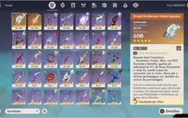 Conta ar 56 11 personagens 5* para PC e PS4