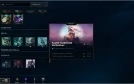 Conta League of Legends 151 campeões 220 skins platina 4