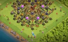 Conta Clash of Clans CV10+ Obstáculos raros na vila