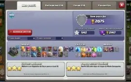 CONTA CV 9 FULL + GEMAS + TROCA DE NOME DA VILA