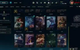 Conta Lol Ferro 4 - Skin Diana Lua Sangrenta