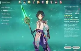 Imperdível Xiao com Lança de Jade, Venti, Zhongli e mais