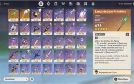 Imperdível Xiao com Lança de Jade, Venti, Zhongli e mais