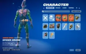 Conta Fortnite 11250 Vbucks + skins herois e um pacote.