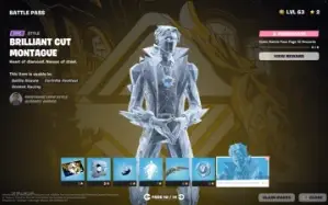 Conta Fortnite 11250 Vbucks + skins herois e um pacote.
