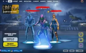 Conta Fortnite 11250 Vbucks + skins herois e um pacote.