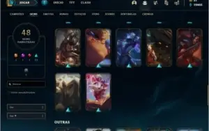 Conta platina 4 com 48 skins e 75 champs ( MAIN SUPORTE )