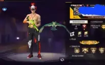 Conta Ff Lvl 37 Com Angelical Vermelha