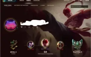Conta League Of Legends Platina II