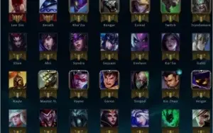 Conta lol gold bem bacana e barata
